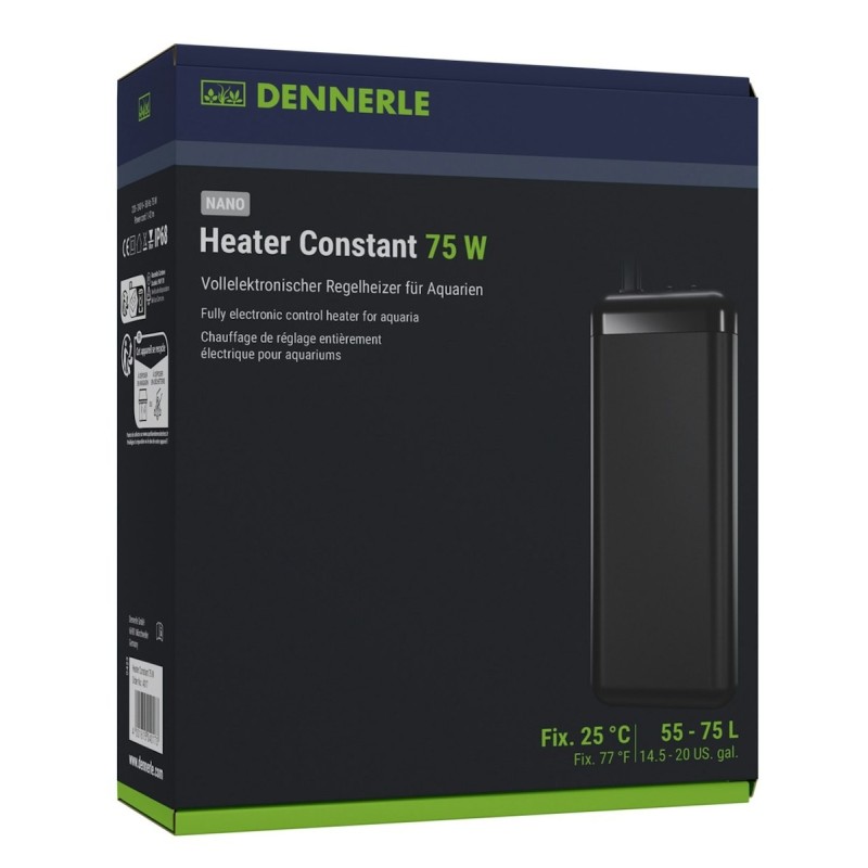 DENNERLE Heater Constant Regelheizer 75 Watt