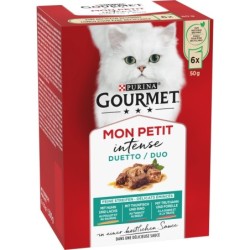 Gourmet Mon Petit Duetti Mix Fisch und Fleisch 6x50g - 300 g