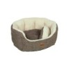 Nobby Komfortbett ALBA oval braun 65 x 57 x 22cm