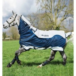 Outdoor-Decke mit Halsabdeckung für Pferde Horseware Rambo Summer Series 100g