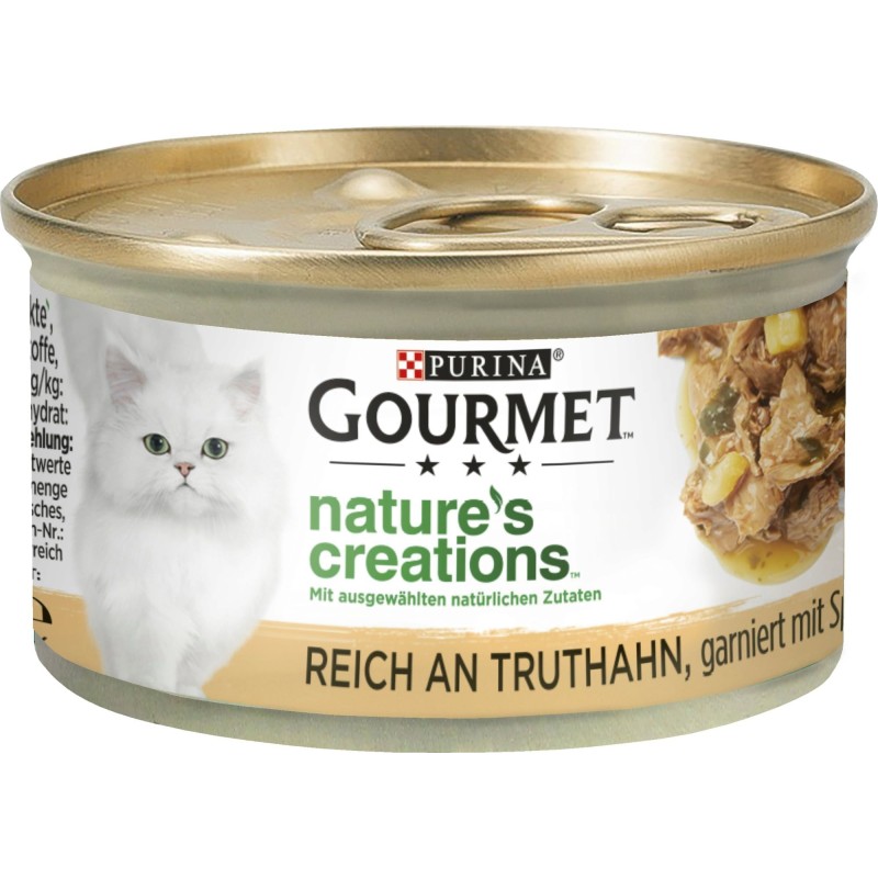 Gourmet Nature's Creations Truthahn mit Spinat und Pastinaken - 85 g