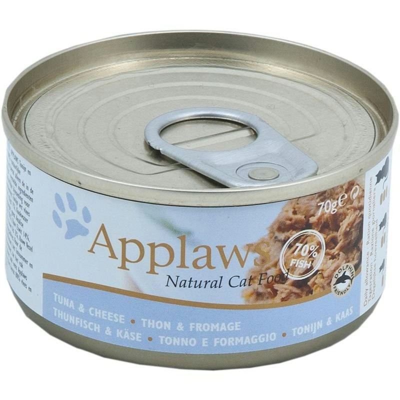 Applaws 70g Katzennassfutter 24 x 70 Gramm Thunfisch & Käse