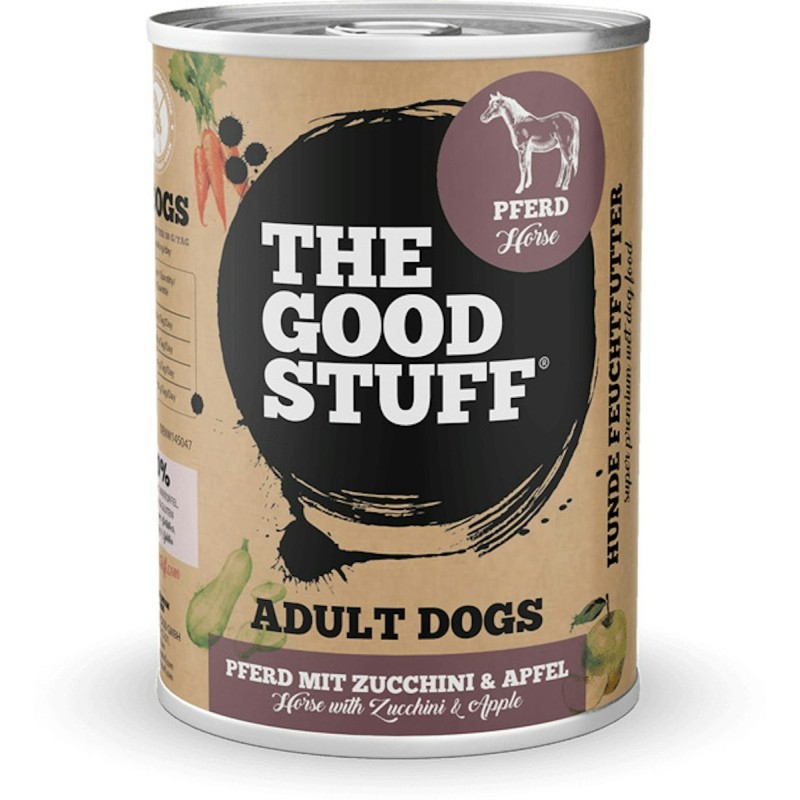 The Goodstuff Adult 400 Gramm Hundenassfutter 6 x 400 Gramm Horse und Zucchini