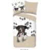 PURE luxury collection Kinderbettwäsche »Yuan«, Mikrofaser, 135x200, Reißverschluss, Wendeoptik, Weich, Kind, Hund