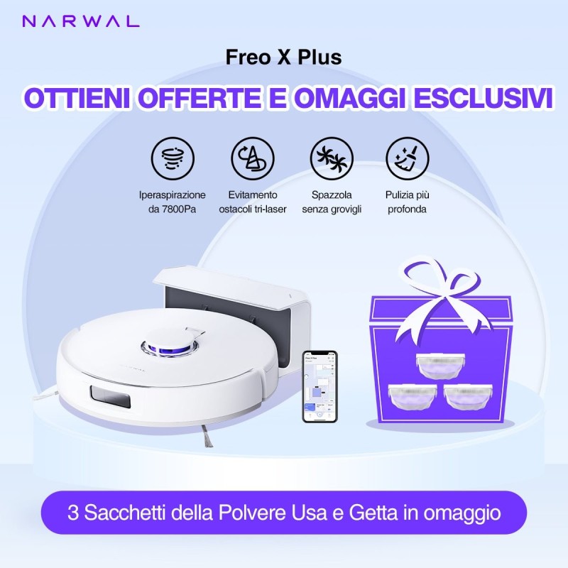 NARWAL Freo X Plus Robot Aspirapolvere