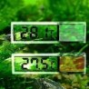 1PC Aquarium Thermometer Elektronische LCD Digital Aquarium Temperatur Messung Aquarium Temp Meter Aquarium Zubehör goldgelb