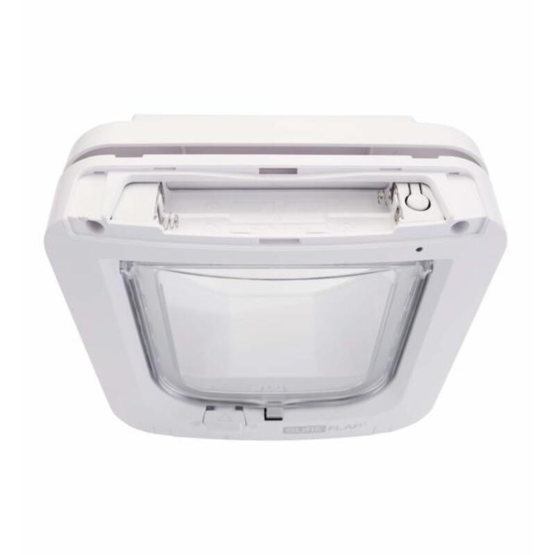 SureFlap SUR001 Zugangstür für Haustiere, Weiß (21 x 21 cm) TU transparent