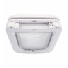 SureFlap SUR001 Zugangstür für Haustiere, Weiß (21 x 21 cm) TU transparent