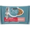 PURINA ONE Spezialitäten Sterilcat mit Lachs und Karotten 4x85g - 340 g