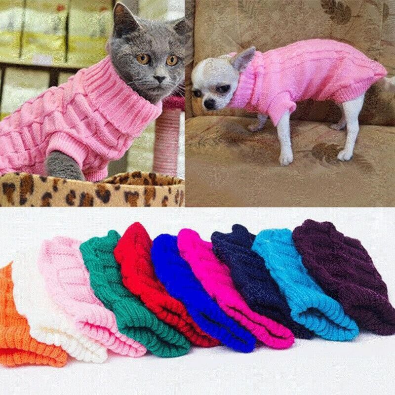 Gute Katze Haustier Pullover Hund Mantel Kleidung Winterjacke für kleine Hunde Chihuahua Welpen S rosa