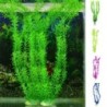 Aquarium-Pflanzen, künstliches grünes Gras, Ornament, Aquarium-Dekoration 1Pc violett/blau