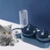 Futternapf für Haustiere, Katzen, automatischer Futterspender, Wasserspender, Futternapf für Hunde und Katzen, mit erhöhtem T