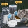 800ML/1000ML Futterspender für Haustiere Große Kapazität Hängender Katzenwasserspender Praktischer Futterspender für Hundefut