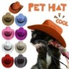 Haustier-Hundekatze-Cowboyhut, Cowboy-Kleidung, Welpe, verstellbarer Hut, geeignet für kleine Hunde und Katzen, Geburtstagspa