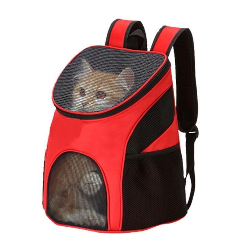 Faltbare Haustier Katze Rucksack Schulter Tragbare Haustier Tasche Reise Outdoor Atmungsaktive Rucksack Transport Tasche Hund