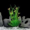 13cm Artificial Aquarium Plants Green Water Weeds Ornament Aquatic Green Plant  Landscape A