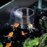 Acryl-Aquarium-Fischfutterstation, transparent, schwimmendes Fischfuttertablett, Aquarium S-round