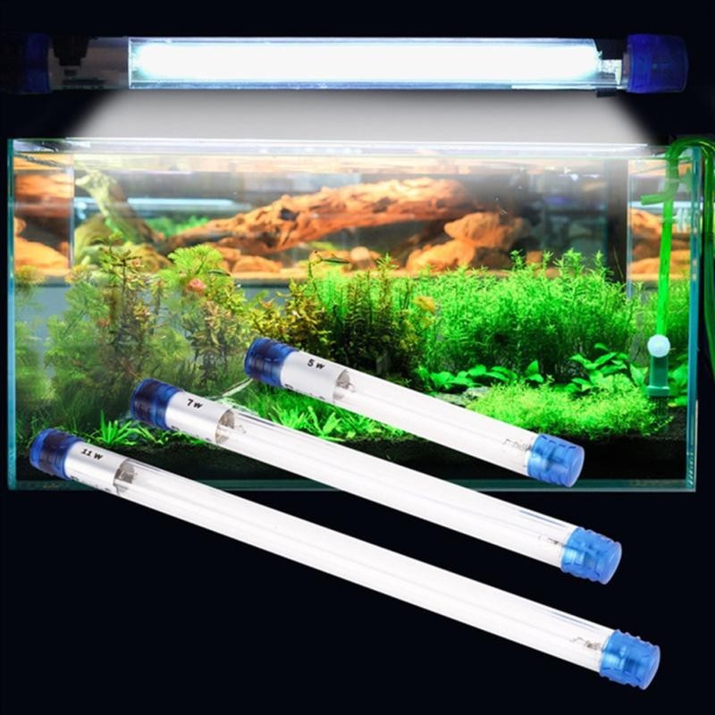 110V-220V Aquarium UV keimtötendes Licht UV-Sterilisator Lampe Tauchtauchfisch Riff Eu 5w