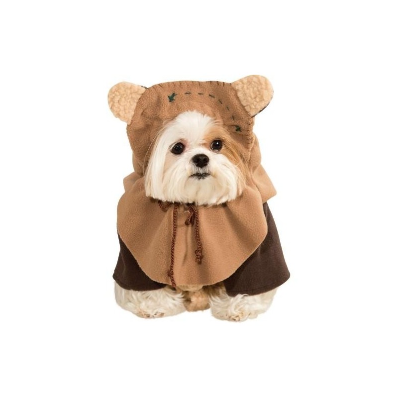 Star Wars Ewok-Kostüm für kleine Haustiere L braun