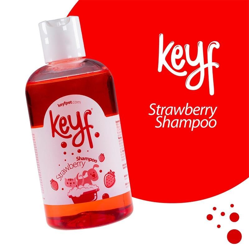 Keyf Erdbeer-Katzen-Hundeshampoo