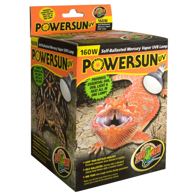 Terrarienlampe Zoomed Powersun UV PUV10