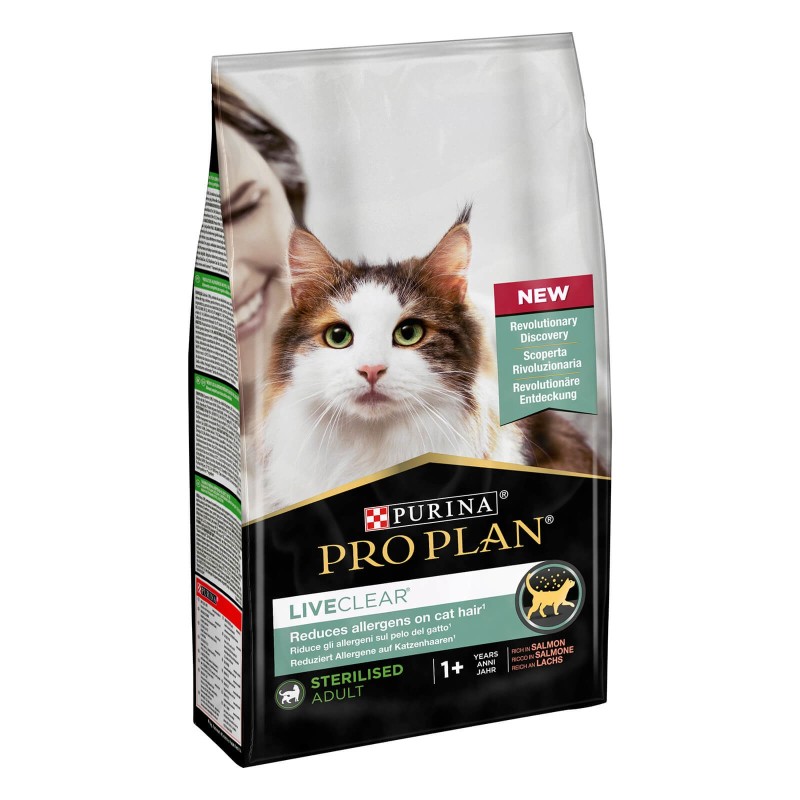 PURINA PRO PLAN Katze LIVECLEAR Sterilised Adult Lachs trocken 1,4kg