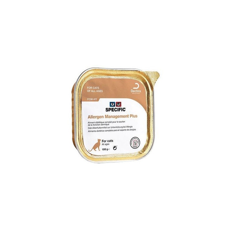 SPECIFIC Allergen Management Plus FOW-HY Katzenfutter - Schälchen - 7 x 100 g