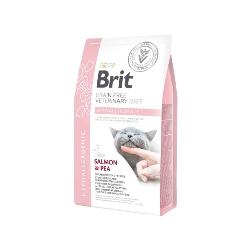 Brit Veterinary Diet Katze - Getreidefrei - Hypoallergen - 2 kg