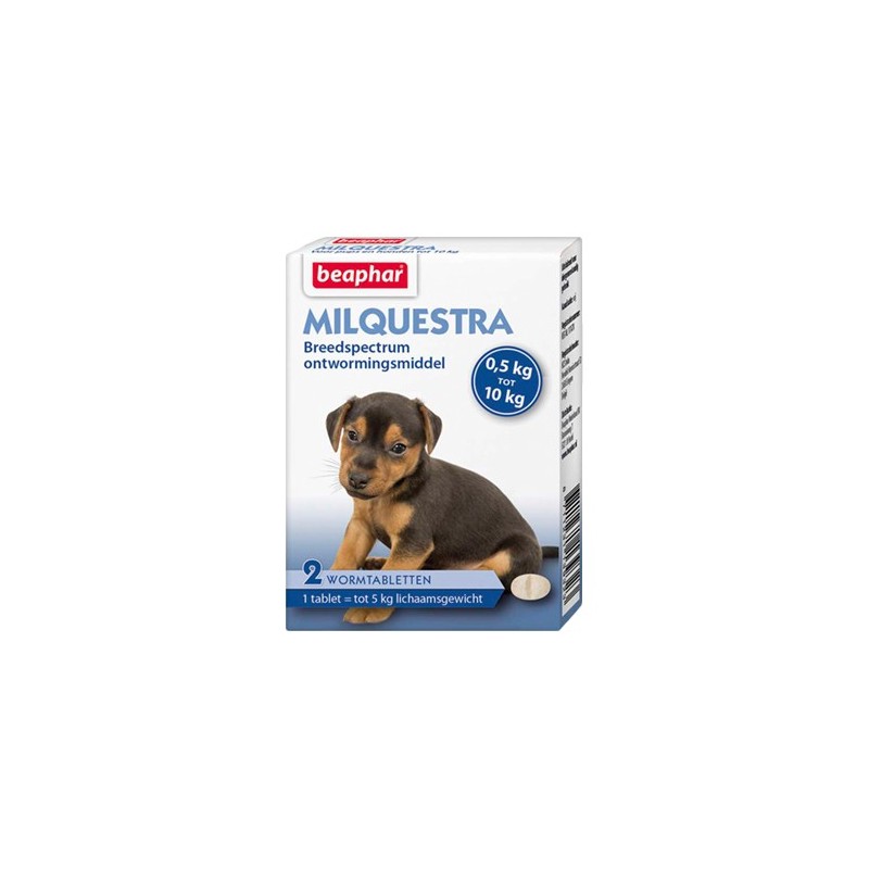 Beaphar Milquestra - kleiner Hund/Puppy - 2 Tabletten