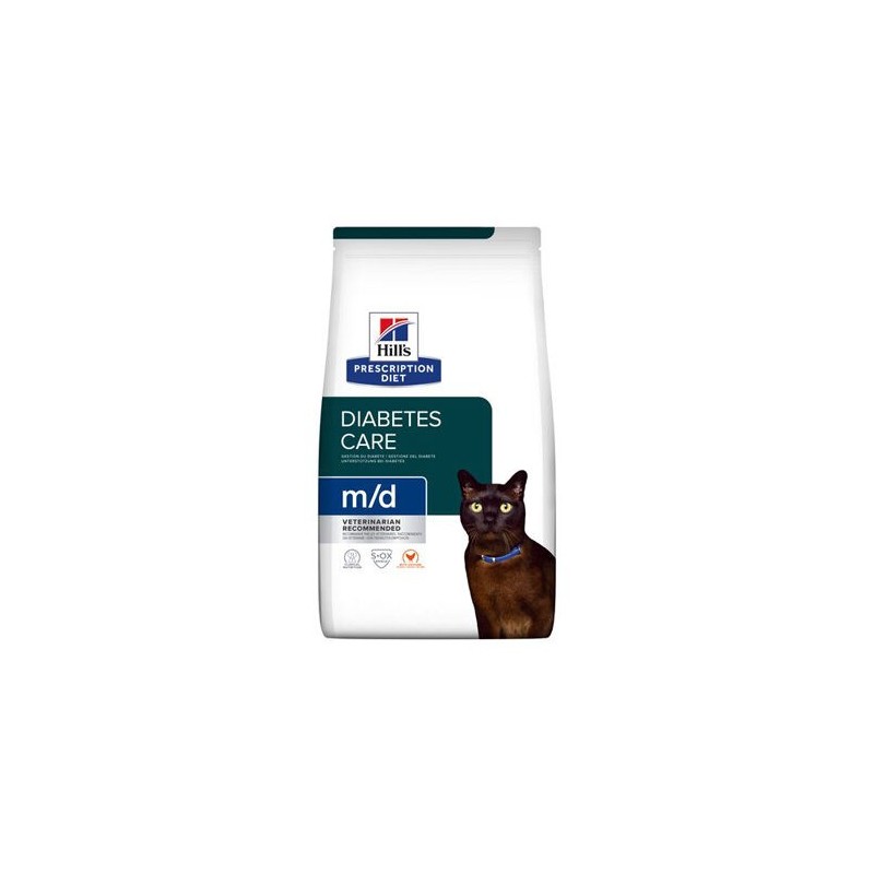 Hill's Prescription Diet m/d Diabetes Care - Kattenvoer - Huhn - 3 kg