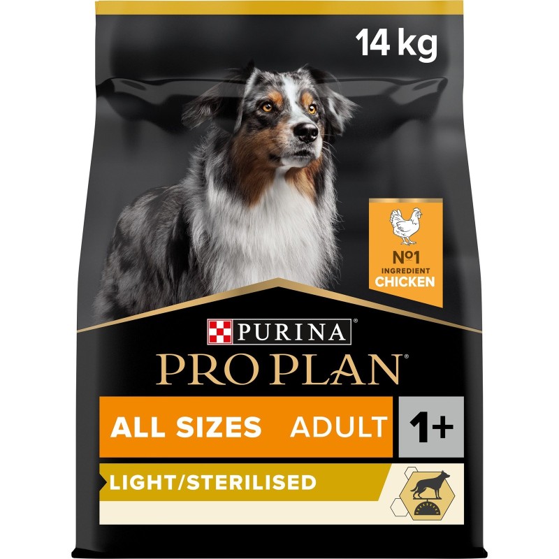 ProPlan Allsize Adult Light/Sterilised, reich an Huhn 14kg