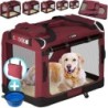 Hundebox Dunkelrot S 50x34x36cm