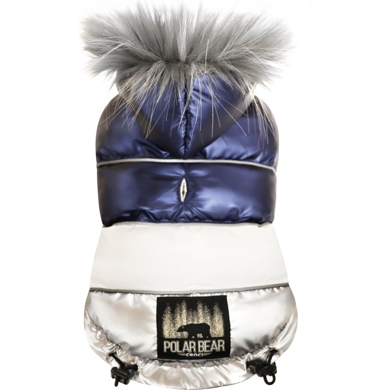 Croci Wattierte Jacke Polar Bear Blau - 30 cm