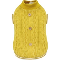 Croci Pullover Tresser Senf...