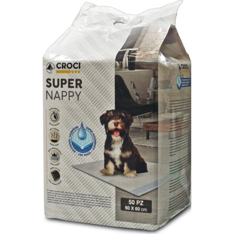 Croci Teppich Super Nappy 60 x 60 cm - 50 Stkück