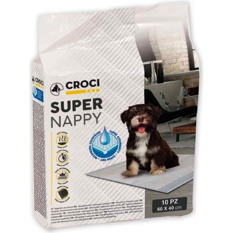 Croci Teppich Super Nappy 60 x40 cm - 10 Stück