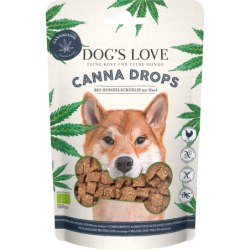 DOG'S LOVE Canna BIO Drops Geflügel - 150 g