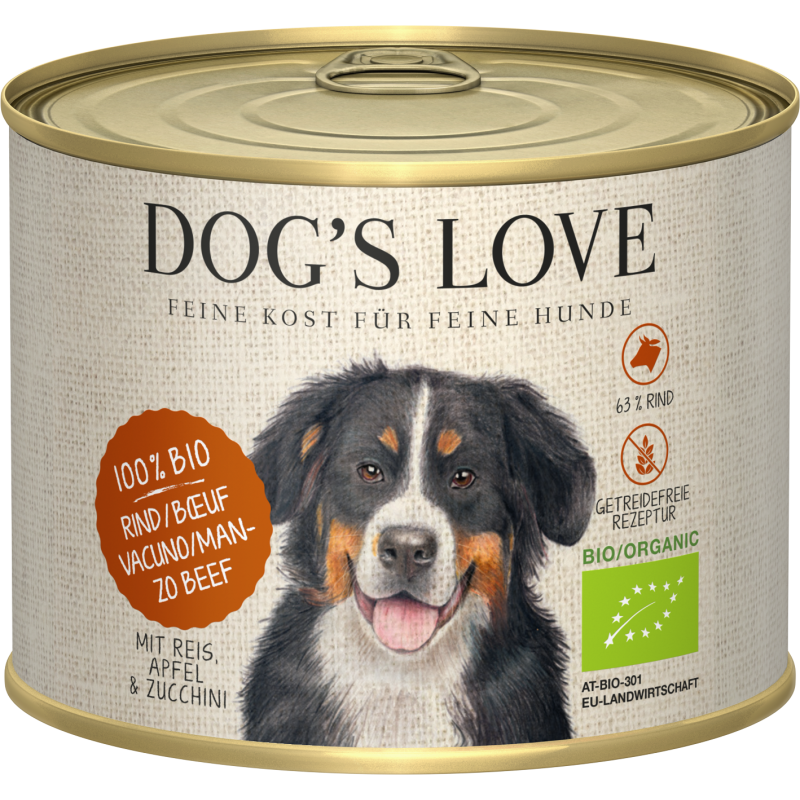 DOG'S LOVE BIO Rind , 200 g