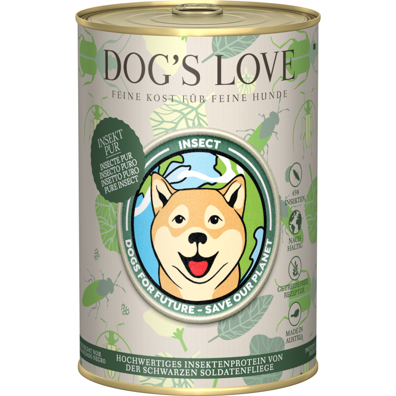 DOG'S LOVE Insekt Pur - 400 g