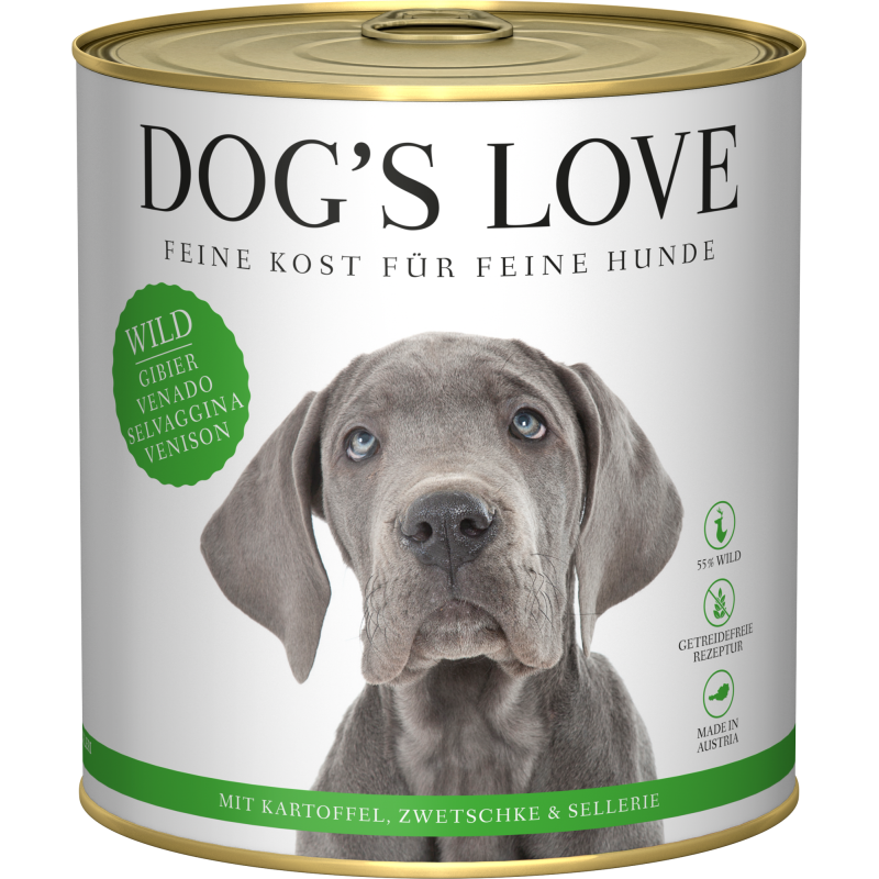 DOG'S LOVE Adult Wild , 800 g