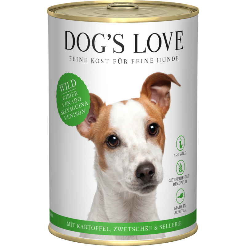 DOG'S LOVE Adult Wild , 400 g