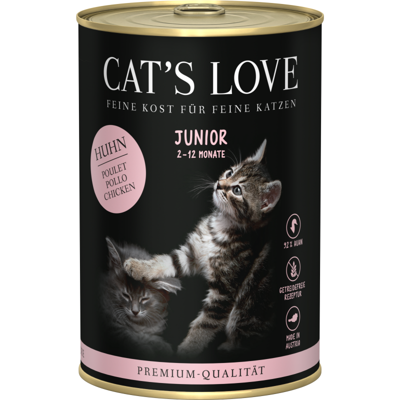 Cat's Love JUNIOR Huhn , 400 g - 1 Stk