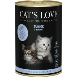 Cat's Love JUNIOR Kalb , 400 g