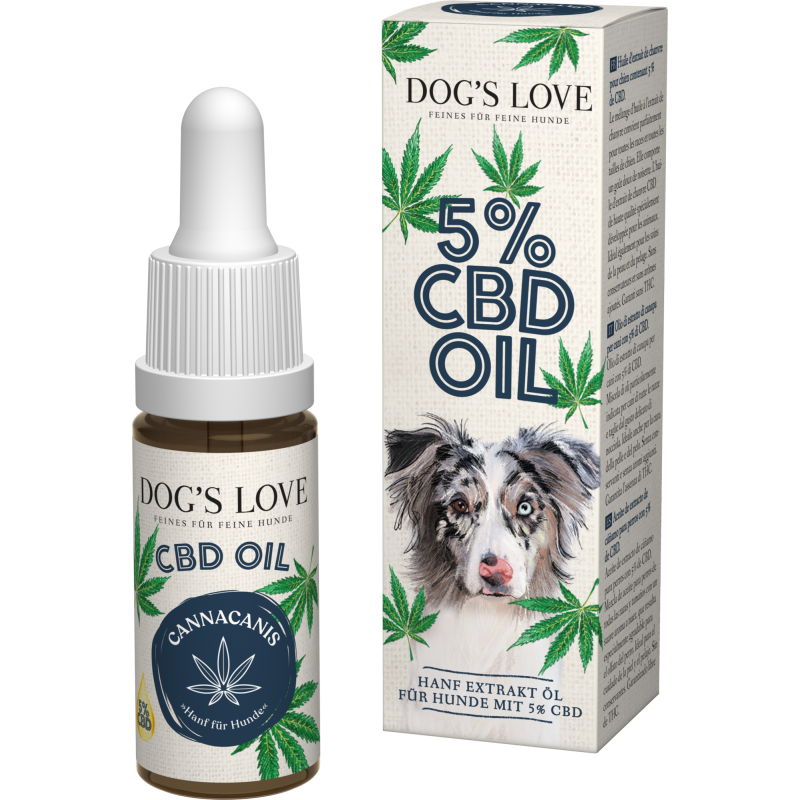 DOG'S LOVE Canna CBD Öl 5% , 10 ml