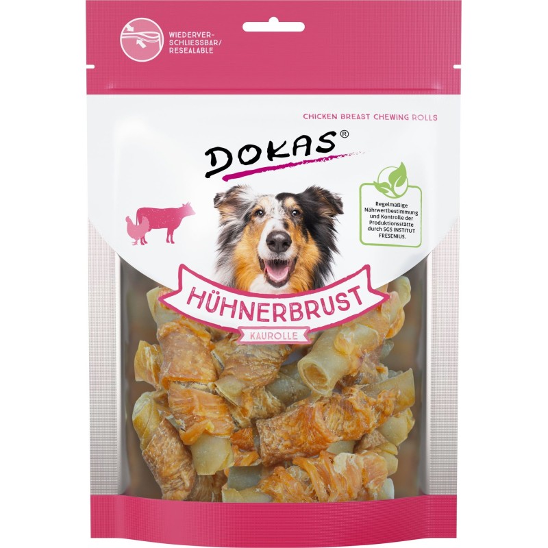 Dokas Hühnerbrust Kaurolle - 250 g