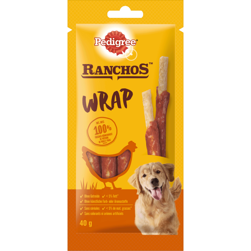 Pedigree Ranchos Wrap mit Huhn - 40 g