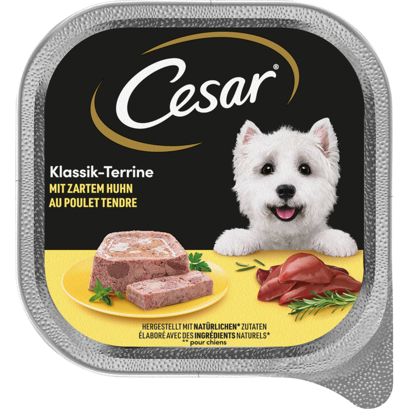 Cesar Klassik-Terrine mit zartem Huhn - 300 g