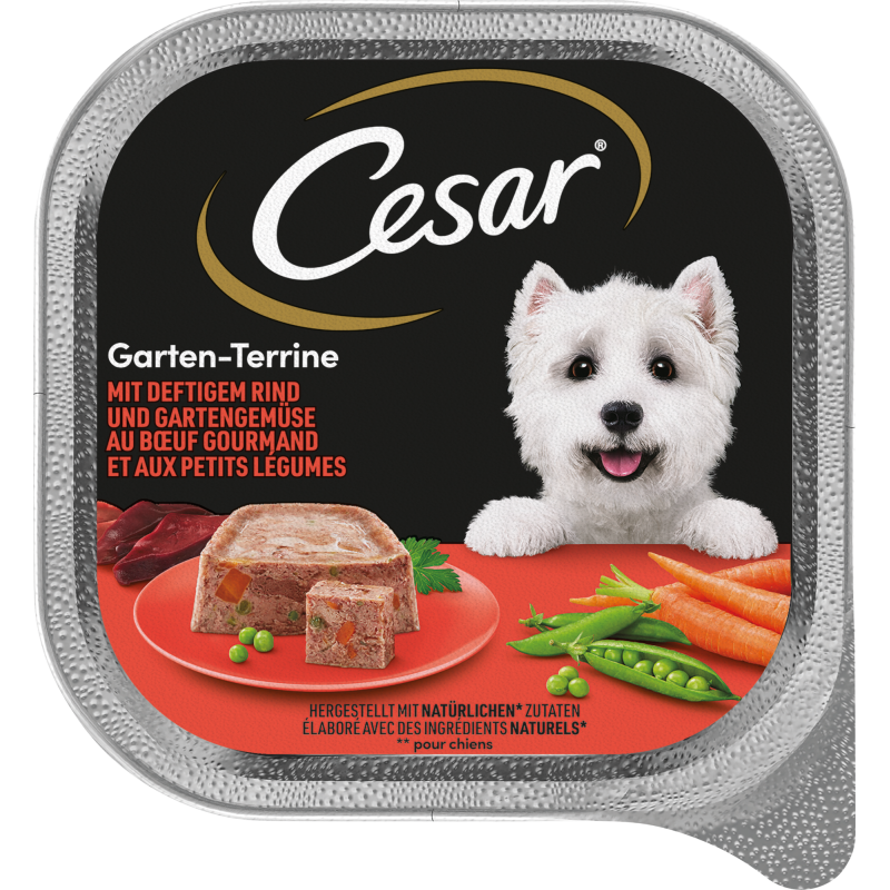 Cesar Garten-Terrine mit deftigem Rind - 300 g