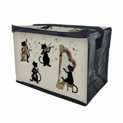 Mini-Kühlbox Katzen Musik Kiub Bug Art