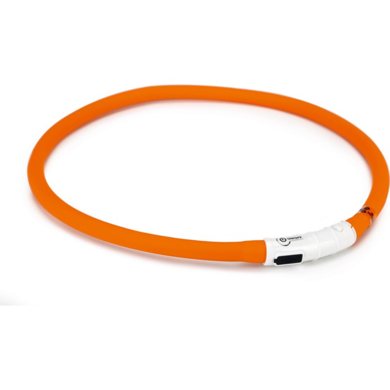 beeztees Halsband Safety Gear Dogini USB orange - 35 x 1 cm